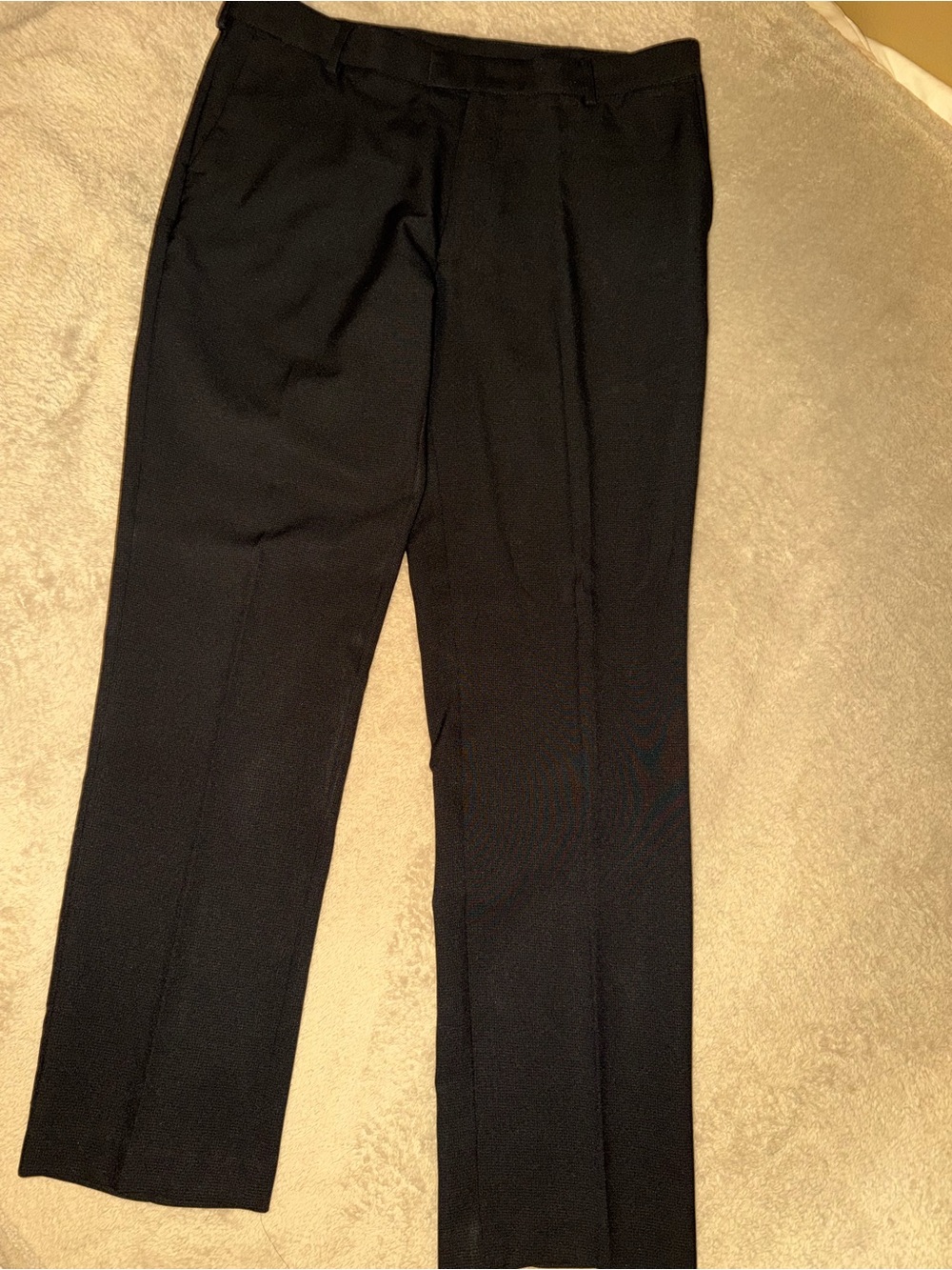 Van Heusen Black Men's Dress Pants – Straight Leg Tailored